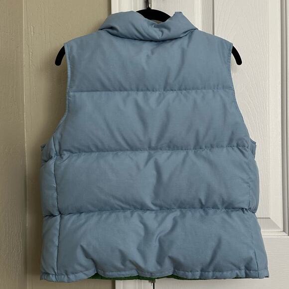 Vintage Polo Ralph Lauren Reversible Puffer Jacket Blue Green - Picture 3 of 6